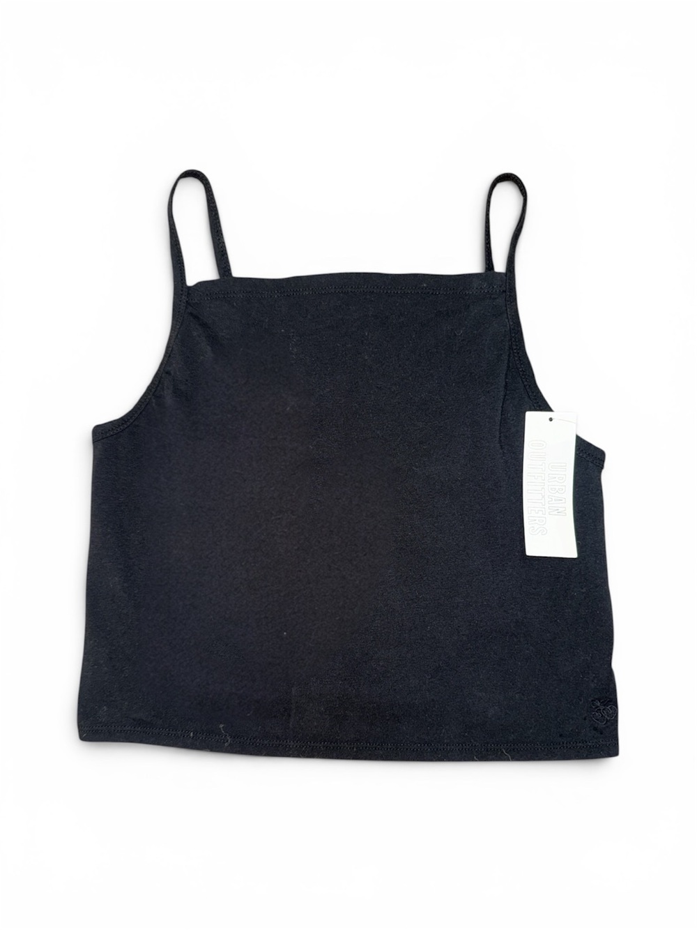 Out From Under Urban Outfitters Black Square Neck Cami Tank Top Size L NWT